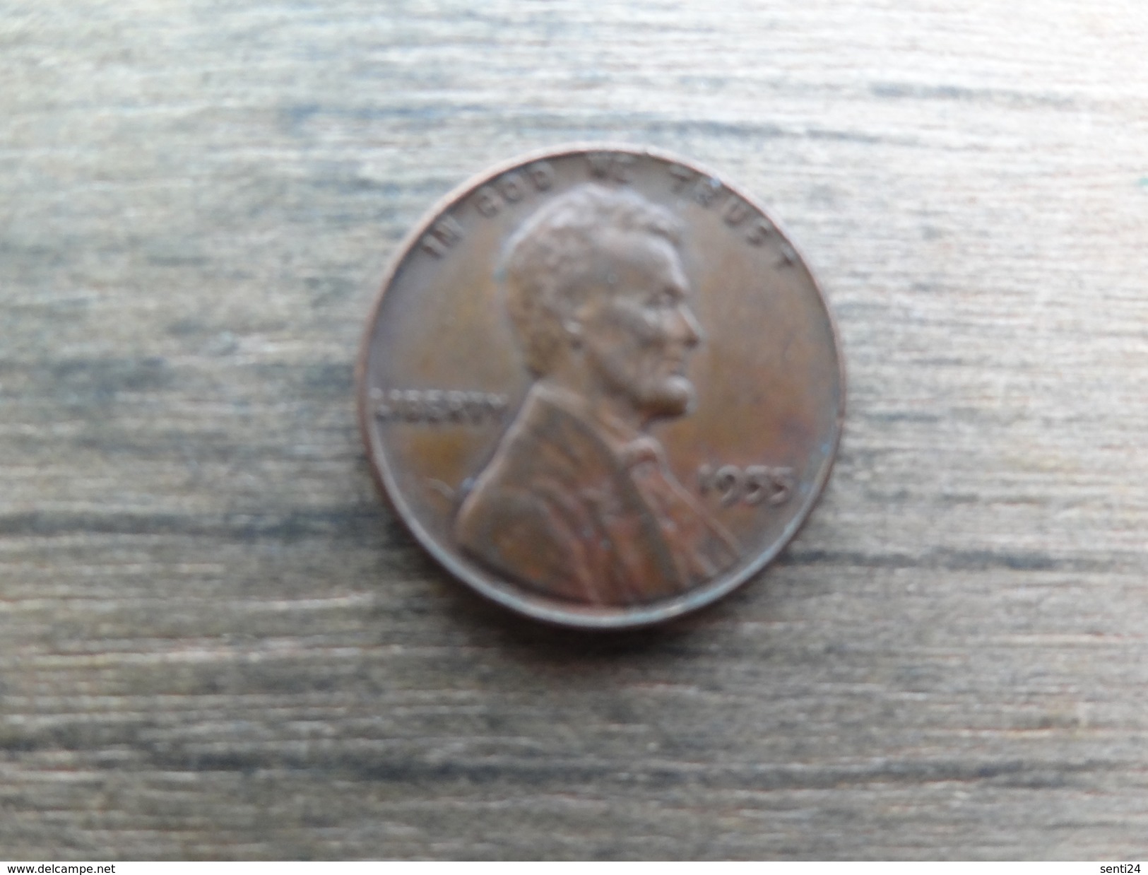 Etats-unis  1  Cent  1955  Km 132 - 1909-1958: Lincoln, Wheat Ears Reverse