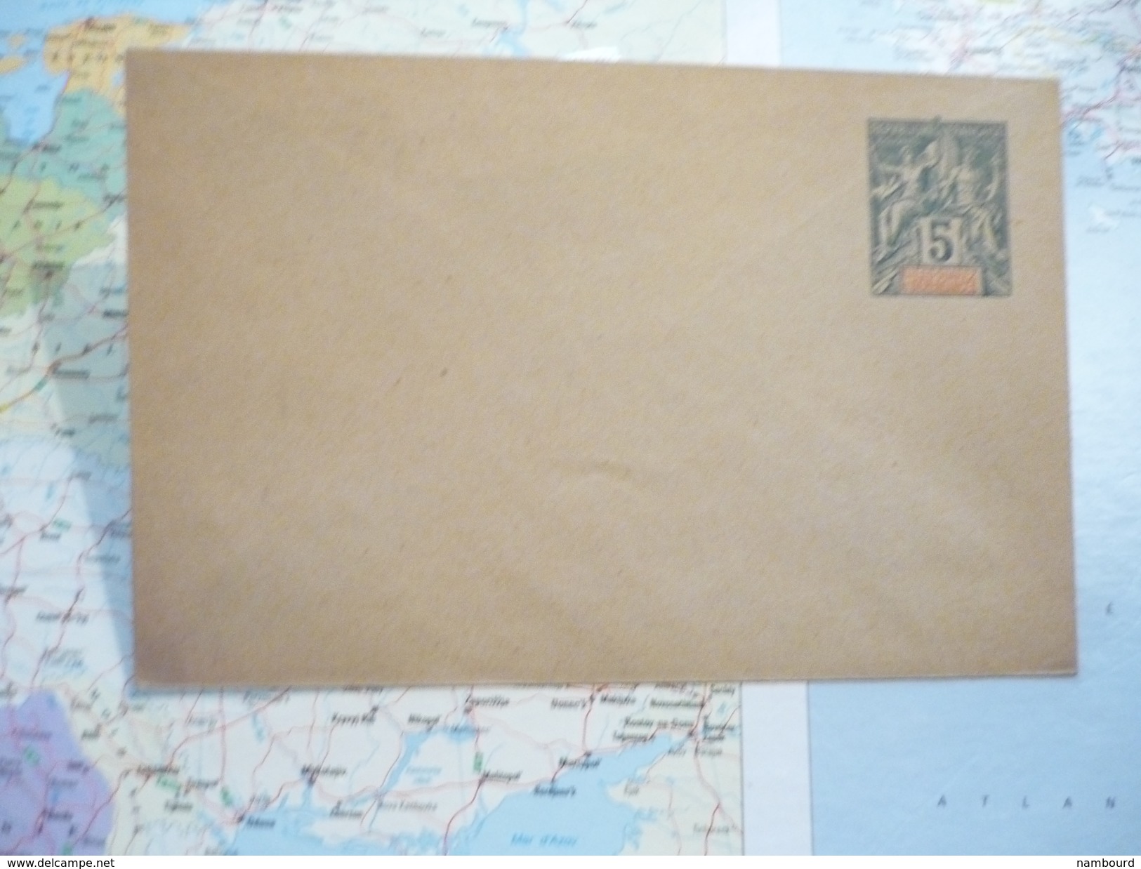 Entier Postal Enveloppe 5 C - Brieven En Documenten