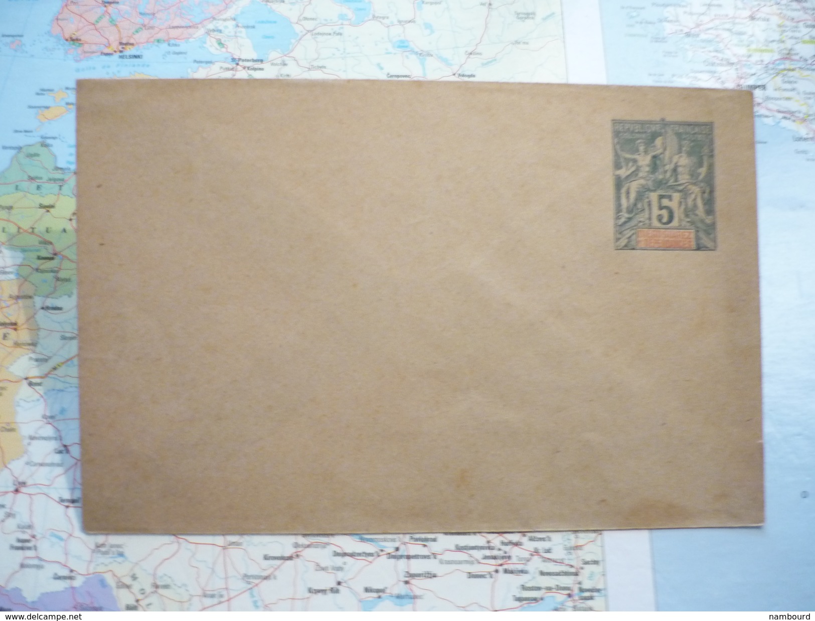 Entier Postal Enveloppe 5 C - Lettres & Documents