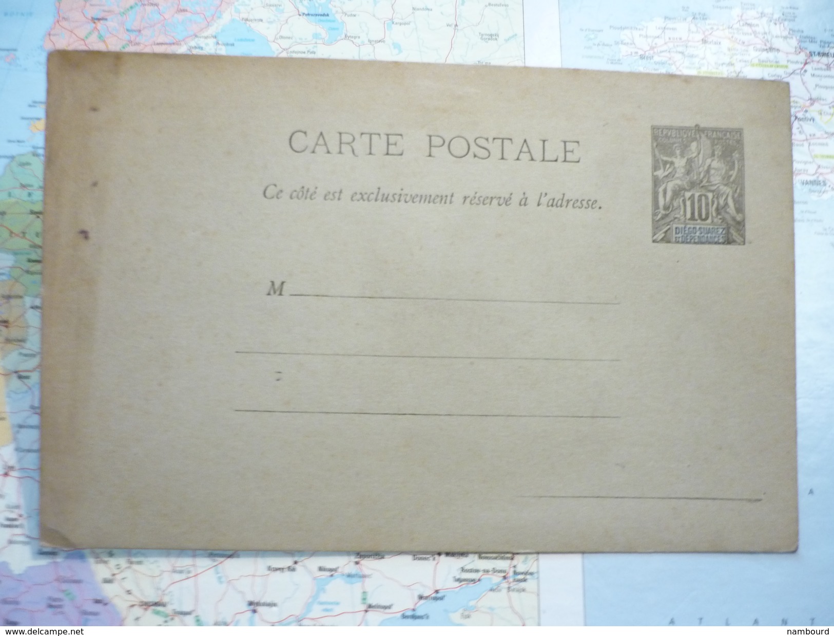 Entier Postal Carte Postale 10 C - Covers & Documents