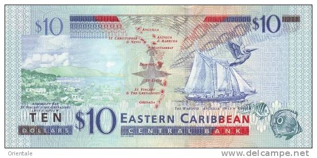 EAST CARIBBEAN STATES P. 48 10 D 2008 UNC - Caraïbes Orientales