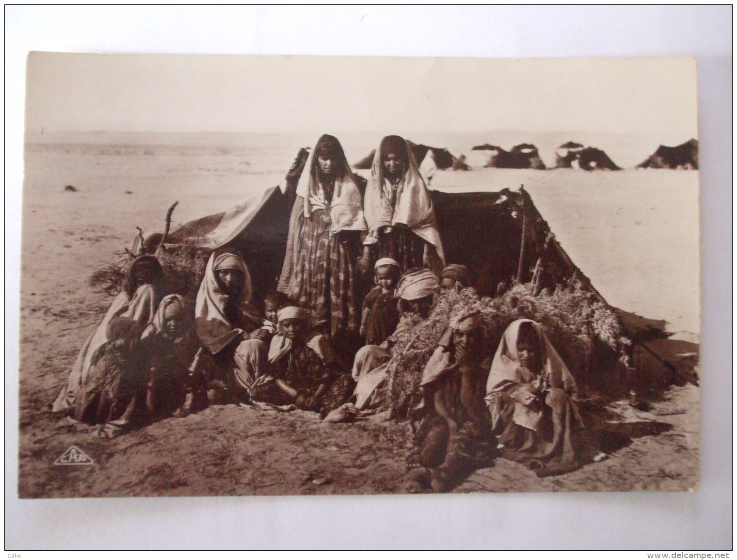 19112016 -  ALGERIE  -  FAMILLE DE NOMADES - - Autres & Non Classés