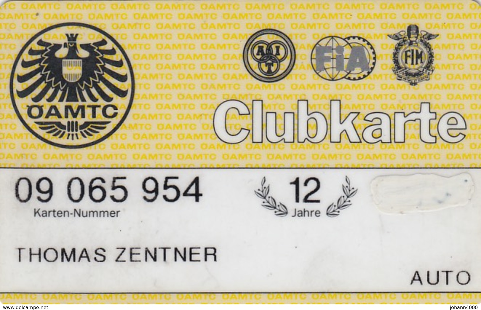 ÖÄMTC Clupkarte - Ohne Zuordnung