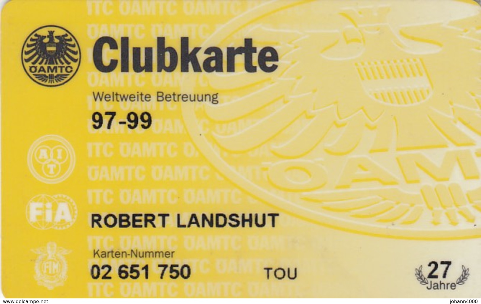 ÖÄMTC Clupkarte - Ohne Zuordnung