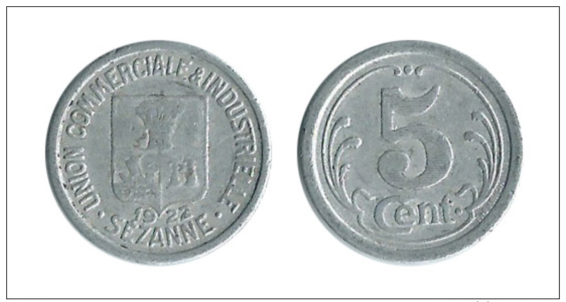 N2881 - Sézanne: Union Commerciale Et Industrielle: 5 Ct - Notgeld