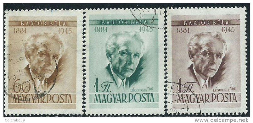 Ungheria 1955 Usato -Mi.1450/2  Yv.1182+PA - Usati