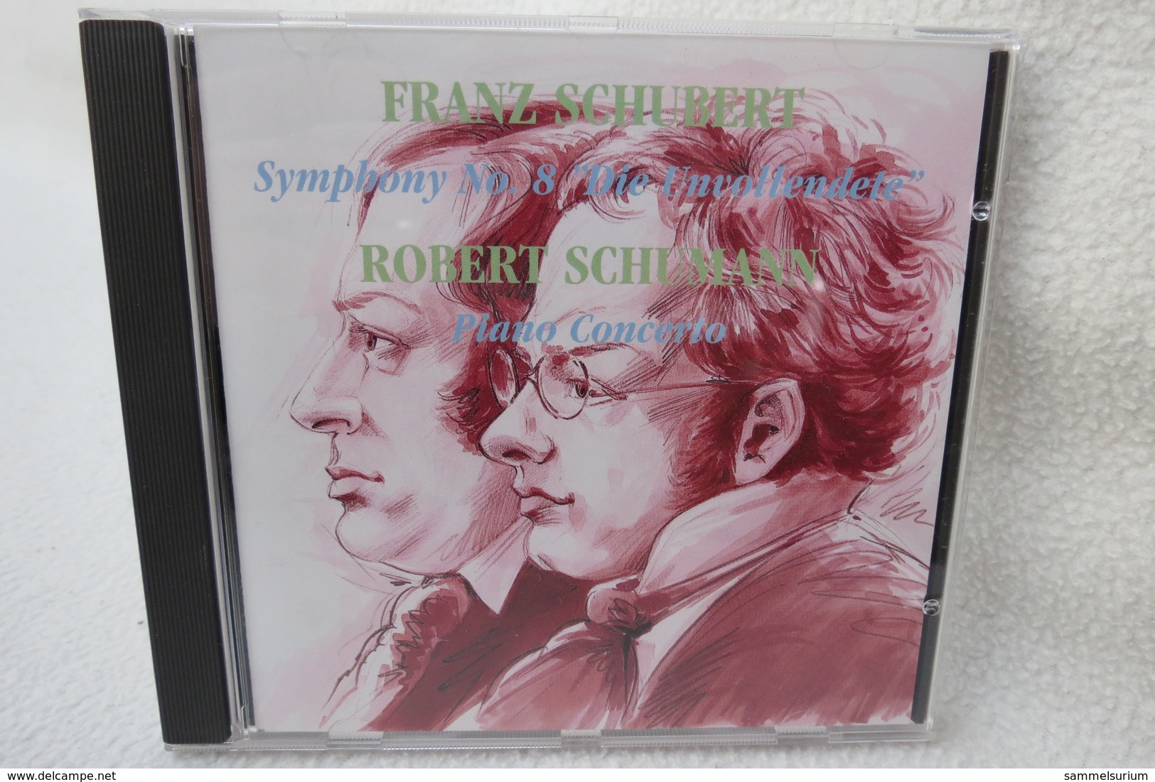 CD "Franz Schubert/Robert Schumann" Symphony No. 8 (Die Unvollendete) Und Piano Concerta A-moll Op. 16 - Klassik
