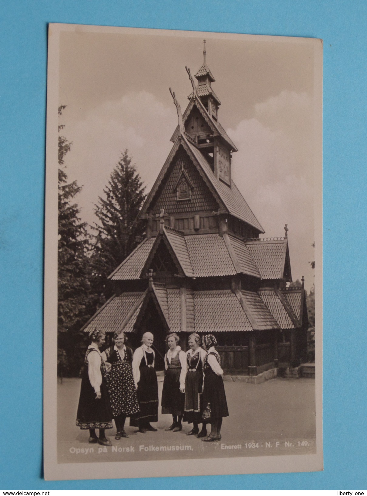 Opsyn Pa Norsk Folkemuseum ( Enerett 1934 - N. F Nr. 149 ) Anno 19?? ( Zie Foto Details ) !! - Norvège