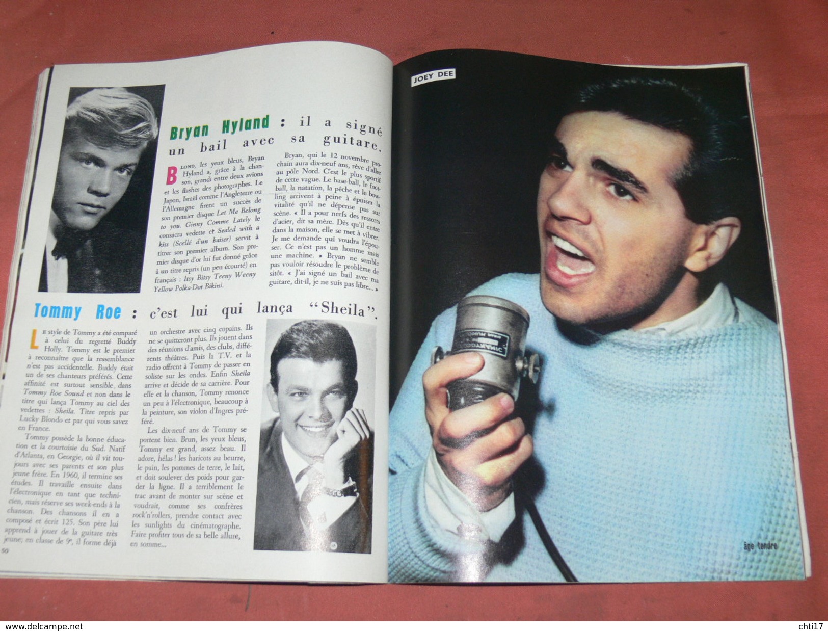 AGE TENDRE1963/ OCTOBRE N°10 / SPECIAL ROCK US / PRESLEY / BUDDY HOLLY / COCHRAN / LITTLE RICHARD / RITCHIE VALENS ETC