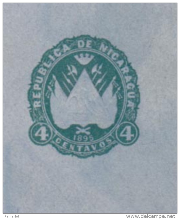 News Sleve 4 Centavos 1895 - Never Been Used Republica De Nicaragua - 3 Scans - Nicaragua