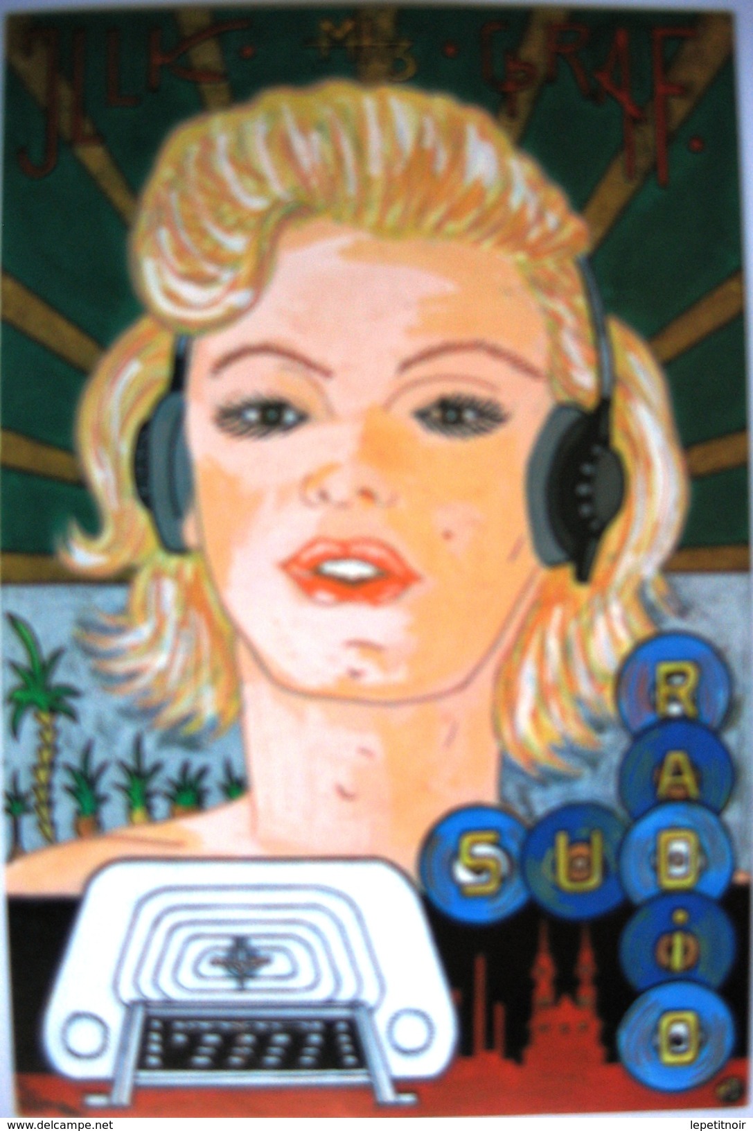 Patrick HAMM Radio Sud IllKirch Marilyn Monroe 1985 N°166 - Hamm