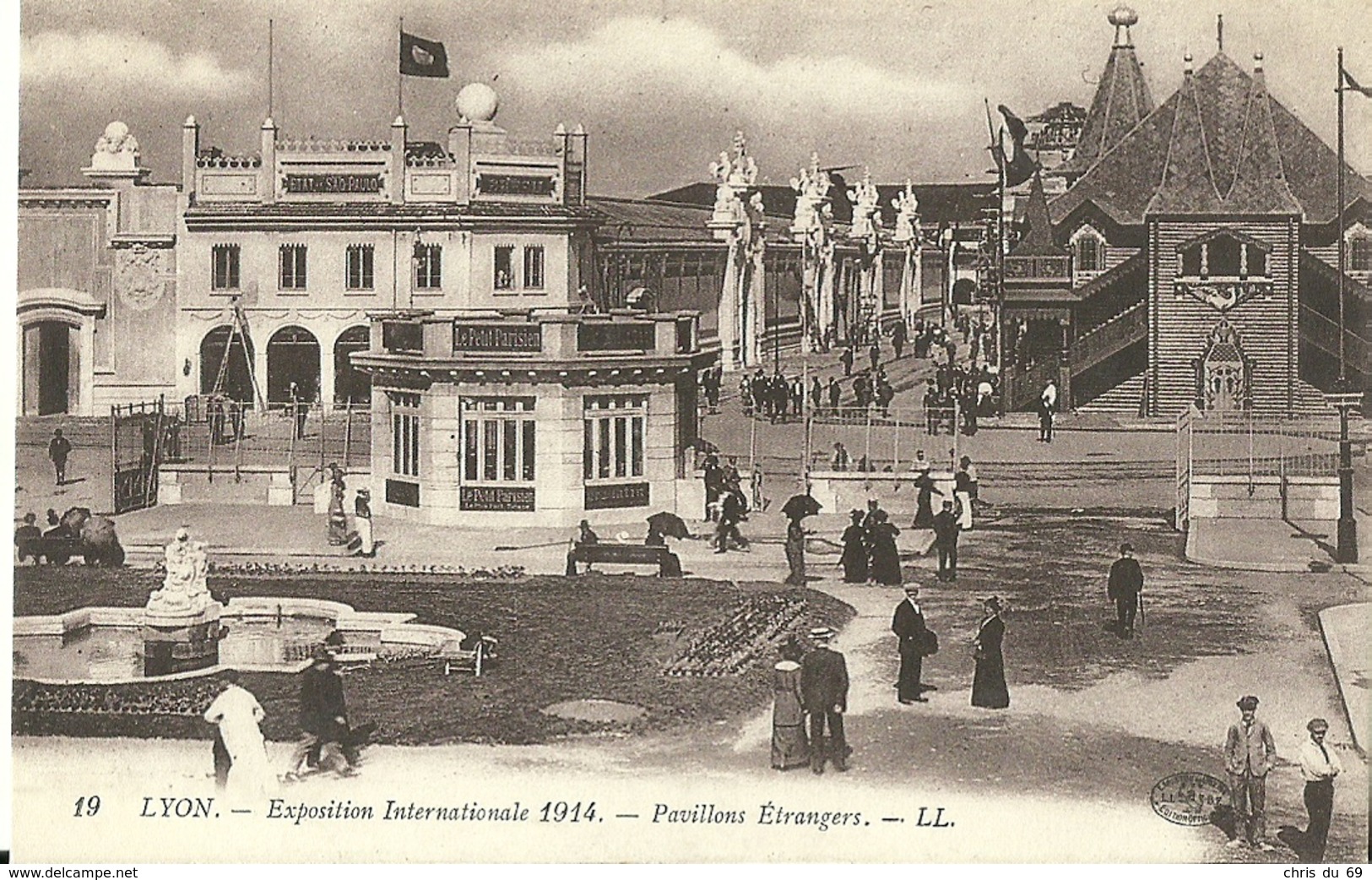 Lyon Exposition Internationale 1914 Pavillons Etrangers - Autres & Non Classés