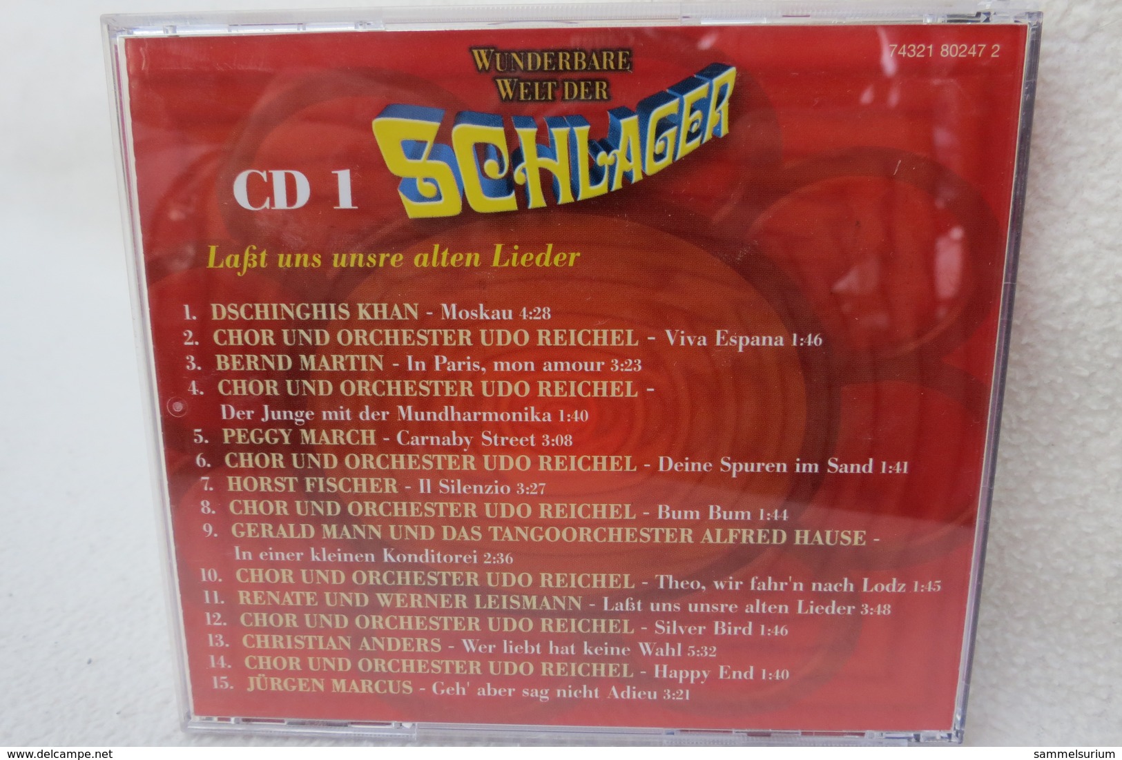 CD "Wunderbare Welt Der Schlager" Laßt Uns Unsre Alten Lieder, CD 1 - Andere - Duitstalig