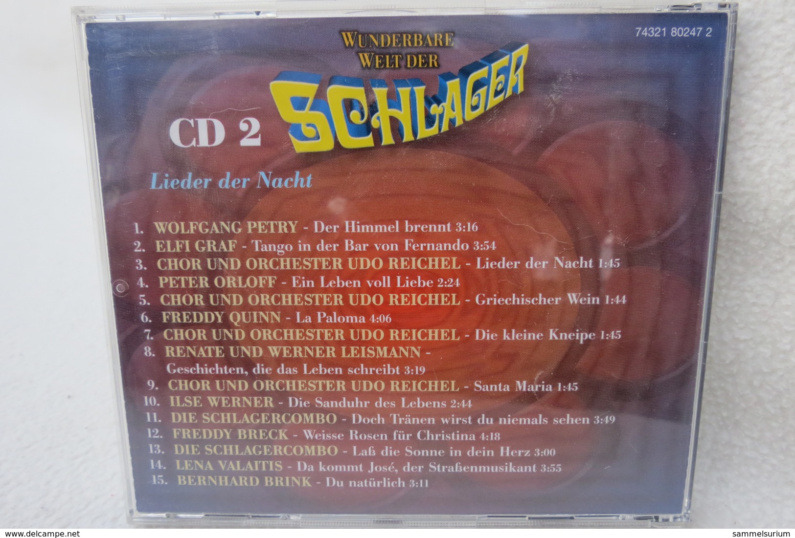 CD "Wunderbare Welt Der Schlager" Lieder Der Nacht, CD 2 - Other - German Music