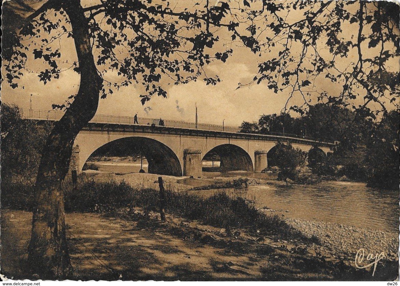 Montélimar - Le Pont De Pierre Sur Le Roubion - Edition CAP - CPSM Dentelée, Non Circulée - Montelimar