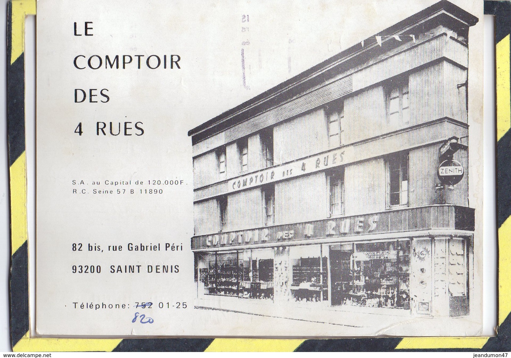 SAINT DENIS. - . LE COMPTOIR DES 4 RUES. 82 BIS, Rue Gabriel PERI - Saint Denis