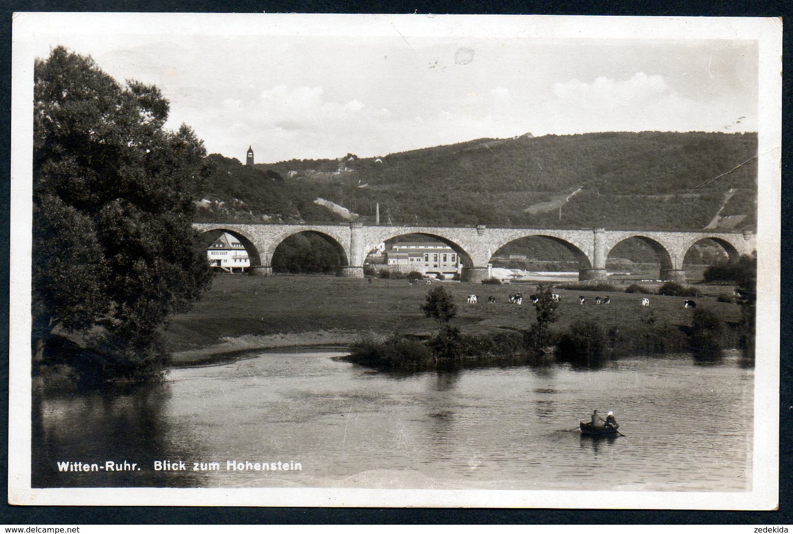 8843 - Alte Foto Ansichtskarte - Witten - Brücke Hohenstein - Lorch - N. Gel - Witten