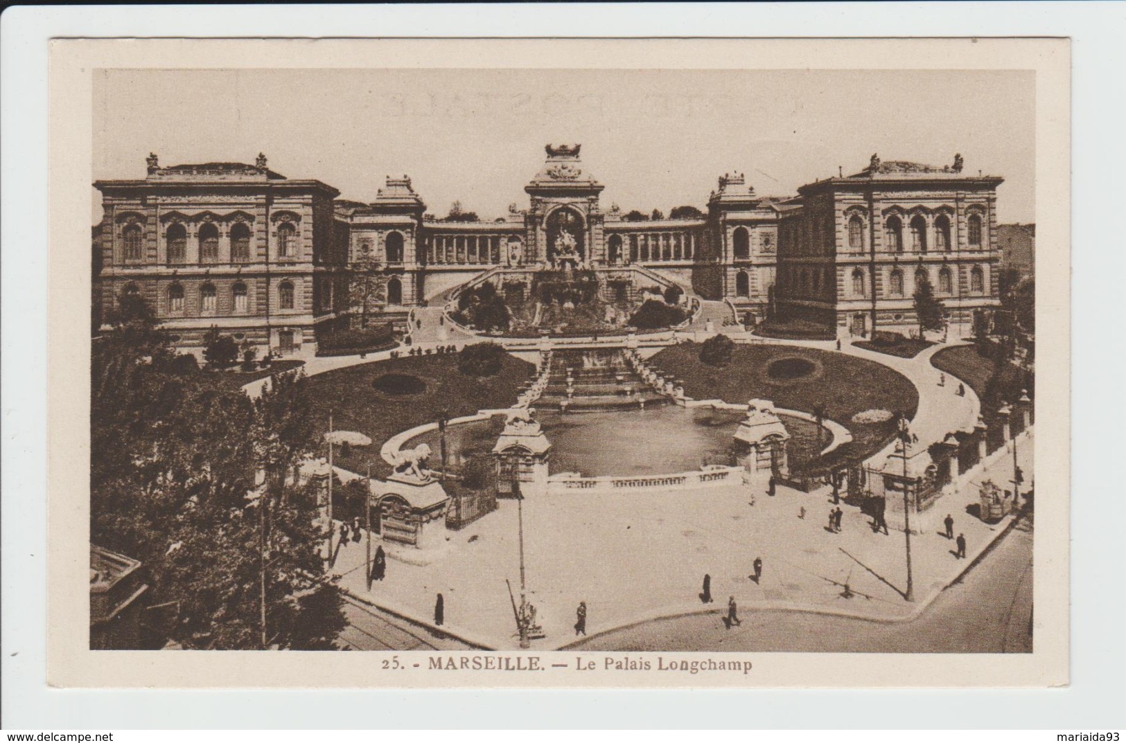 MARSEILLE - BOUCHES DU RHONE - LE PALAIS LONGCHAMP - Cinq Avenues, Chave, Blancarde, Chutes Lavies