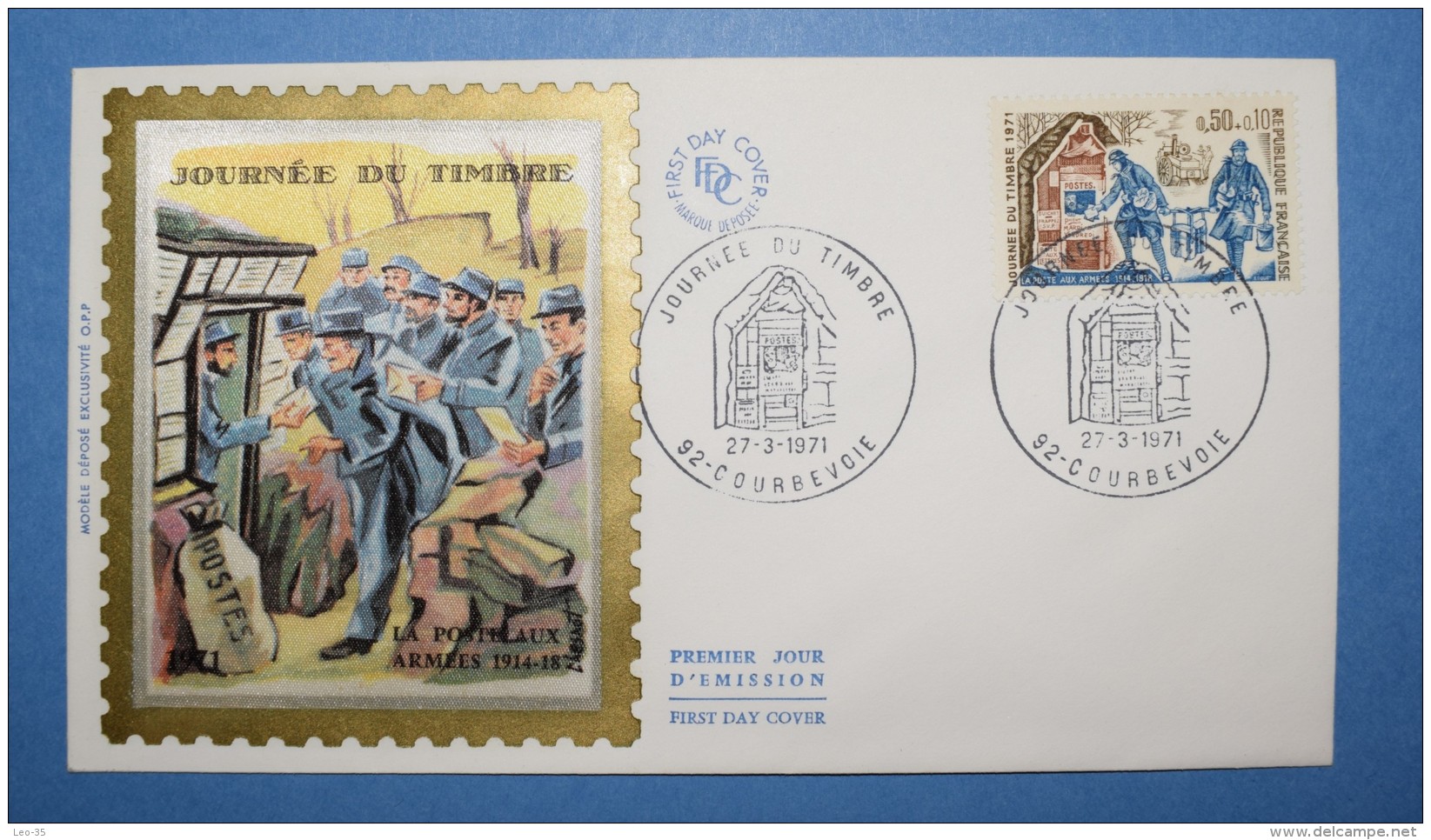 Enveloppe Premier Jour - FDC - Première émission - Timbre France - Storia Postale