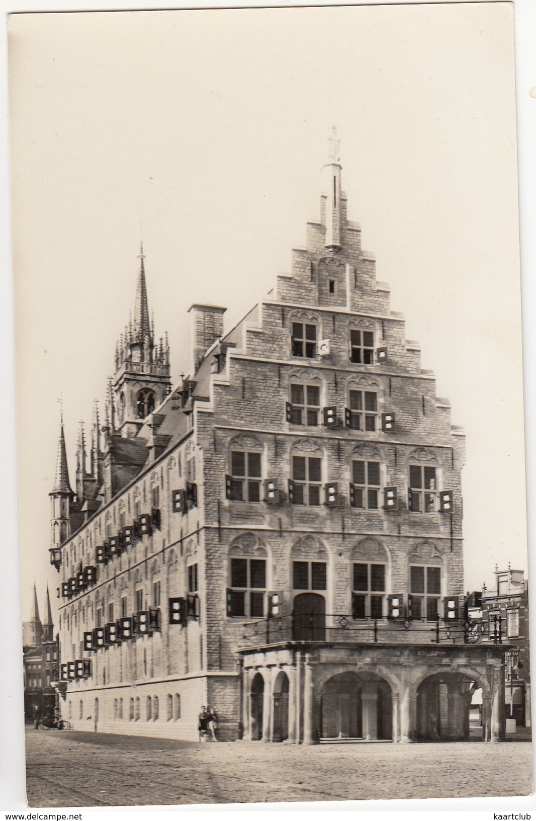 Gouda: Stadhuis, Achterzijde   -  (Zuid-Holland, Nederland) - Gouda