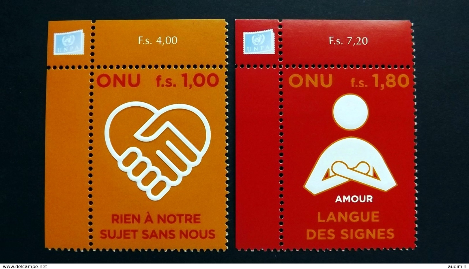 UNO-Genf 600/1 **/mnh, Übereinkommen über Die Rechte Von Menschen Mit Behinderungen - Unused Stamps