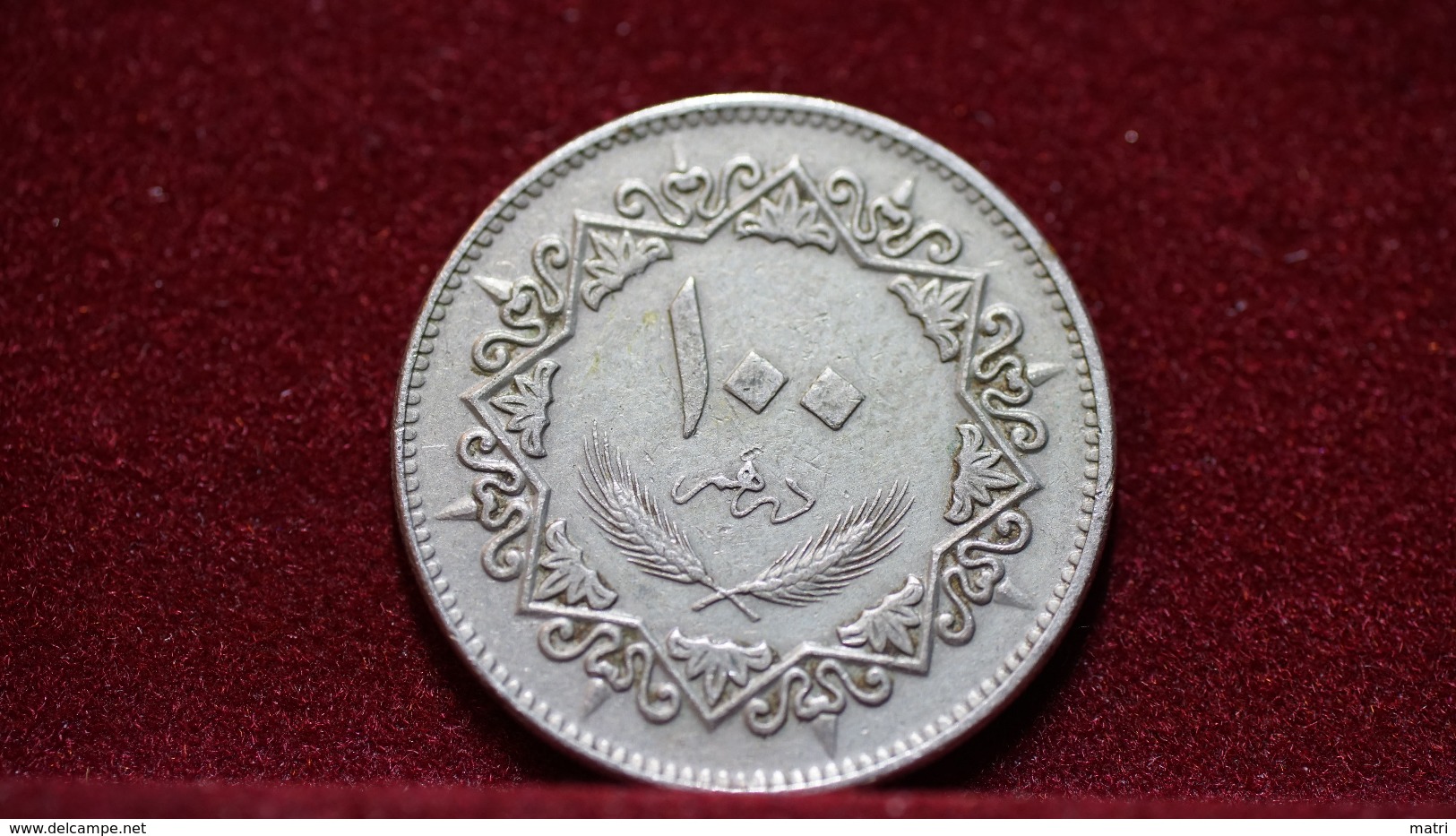 Libya 100 Dirhams 1975 Km#17. (inv840) - Libia