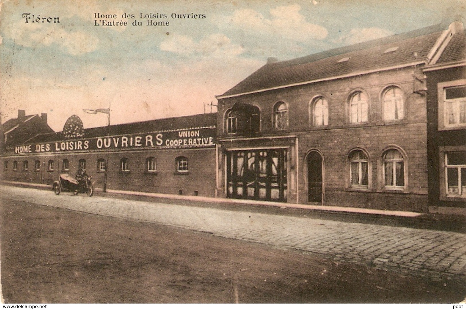 Fléron : Home Des Loisirs Ouvriers .  L'Entrée Du Home - Fléron