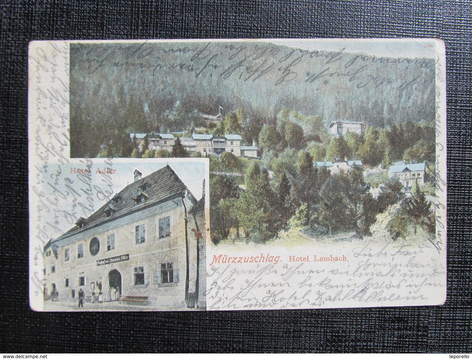 AK MÜRZZUSCHLAG Hotel Lambach 1903  ////  D*21871 - Mürzzuschlag