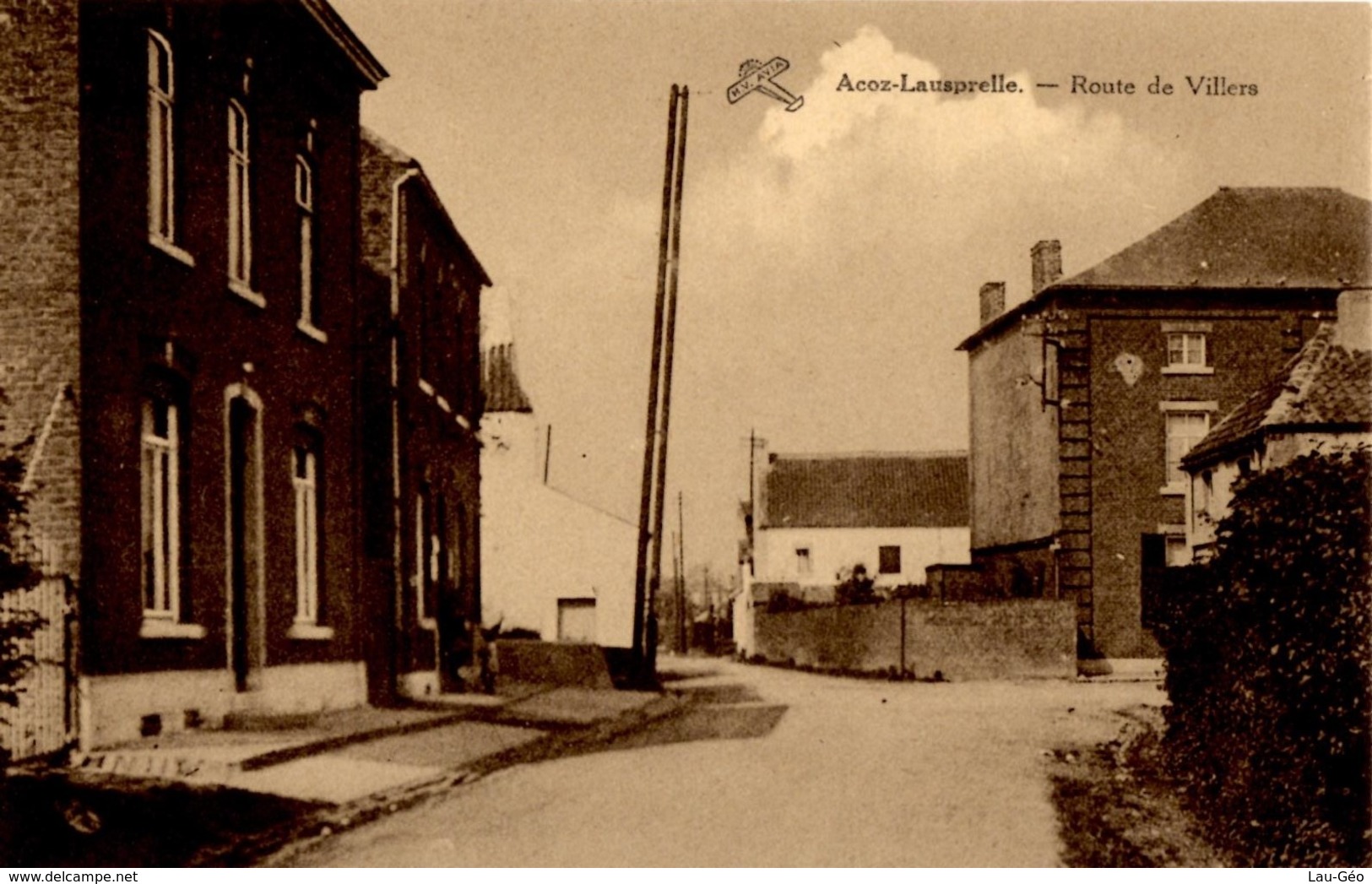 Acoz-Lauprelle (Gerpinne). Route De Villers - Gerpinnes