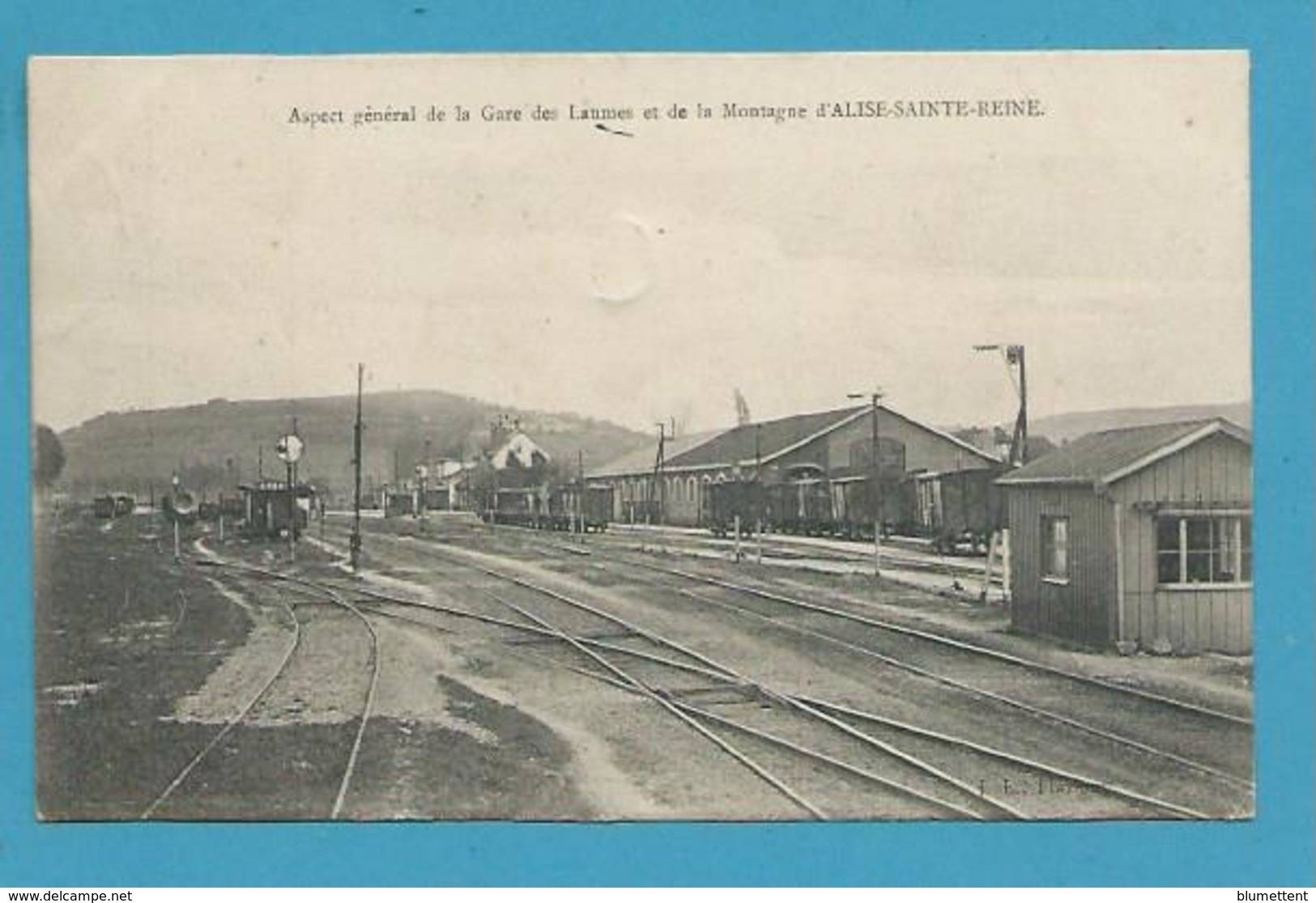 CPA Trains Gare Des Laumes Et De La Montagne D'ALISE-SAINTE-REINE 21 - Autres & Non Classés
