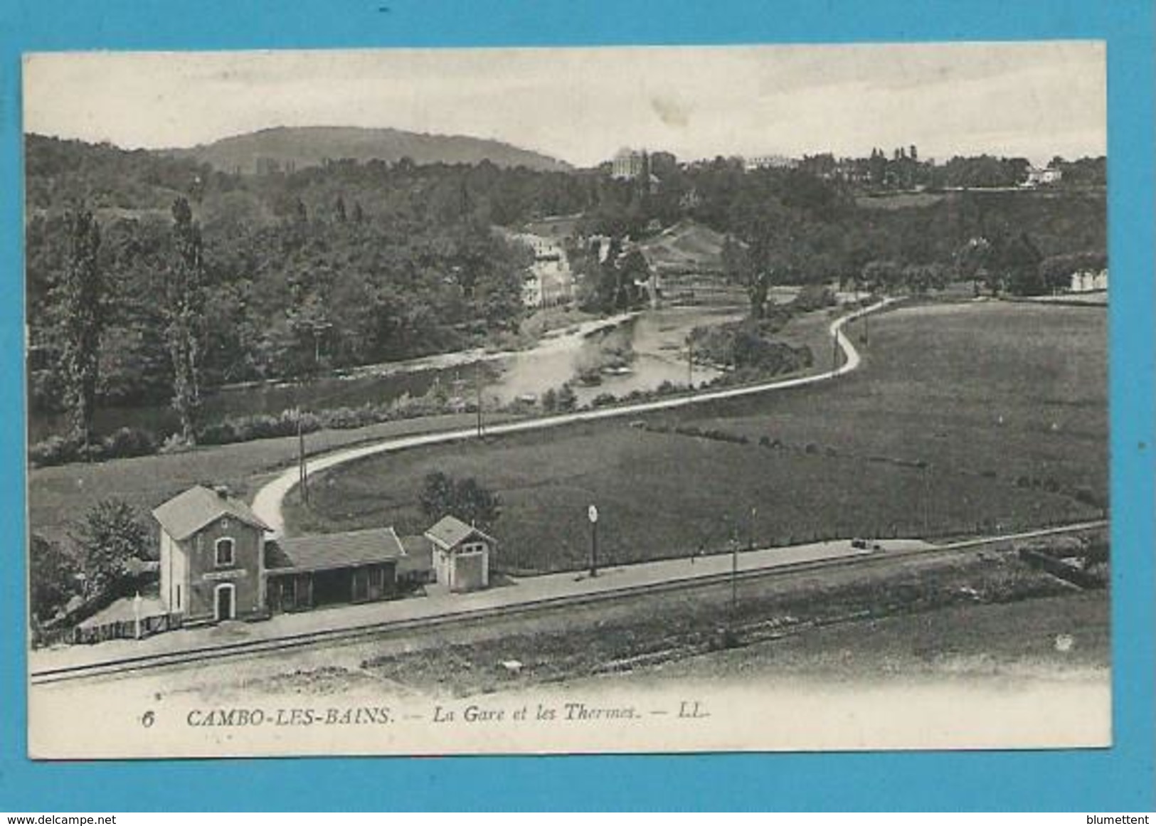 CPA 6 - La Gare Et Les Thermes CAMBO-LES-BAINS 64 - Cambo-les-Bains