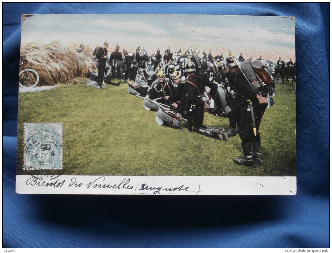 Manoeuvre D'Infanterie Allemande (casque à Pointes)- Colorisée - Série 3503 - Précurseur - Circulée 1905 - L288B - Manoeuvres