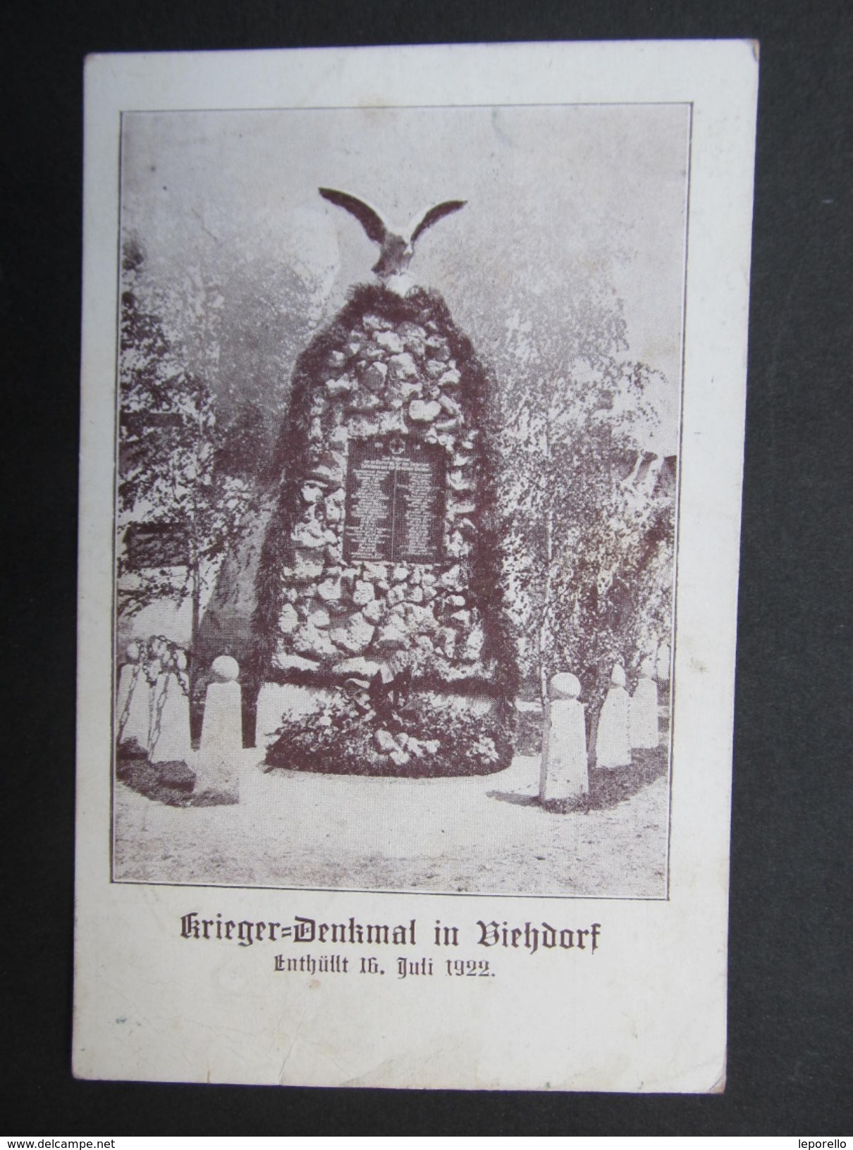 AK VIEHDORF B. Amstetten Kriegerdenkmal Ca.1920  ///  D*21904 - Amstetten