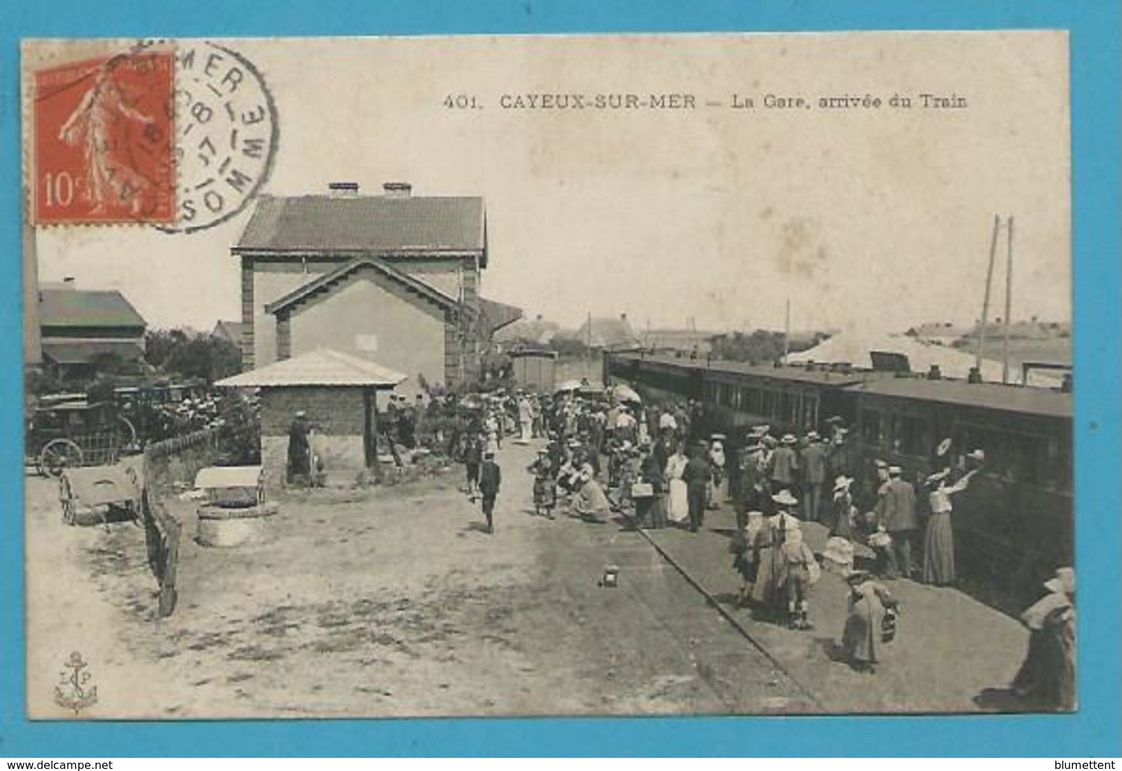 CPA 401 - Arrivée Du Train En Gare De CAYEUX SUR MER 80 - Cayeux Sur Mer