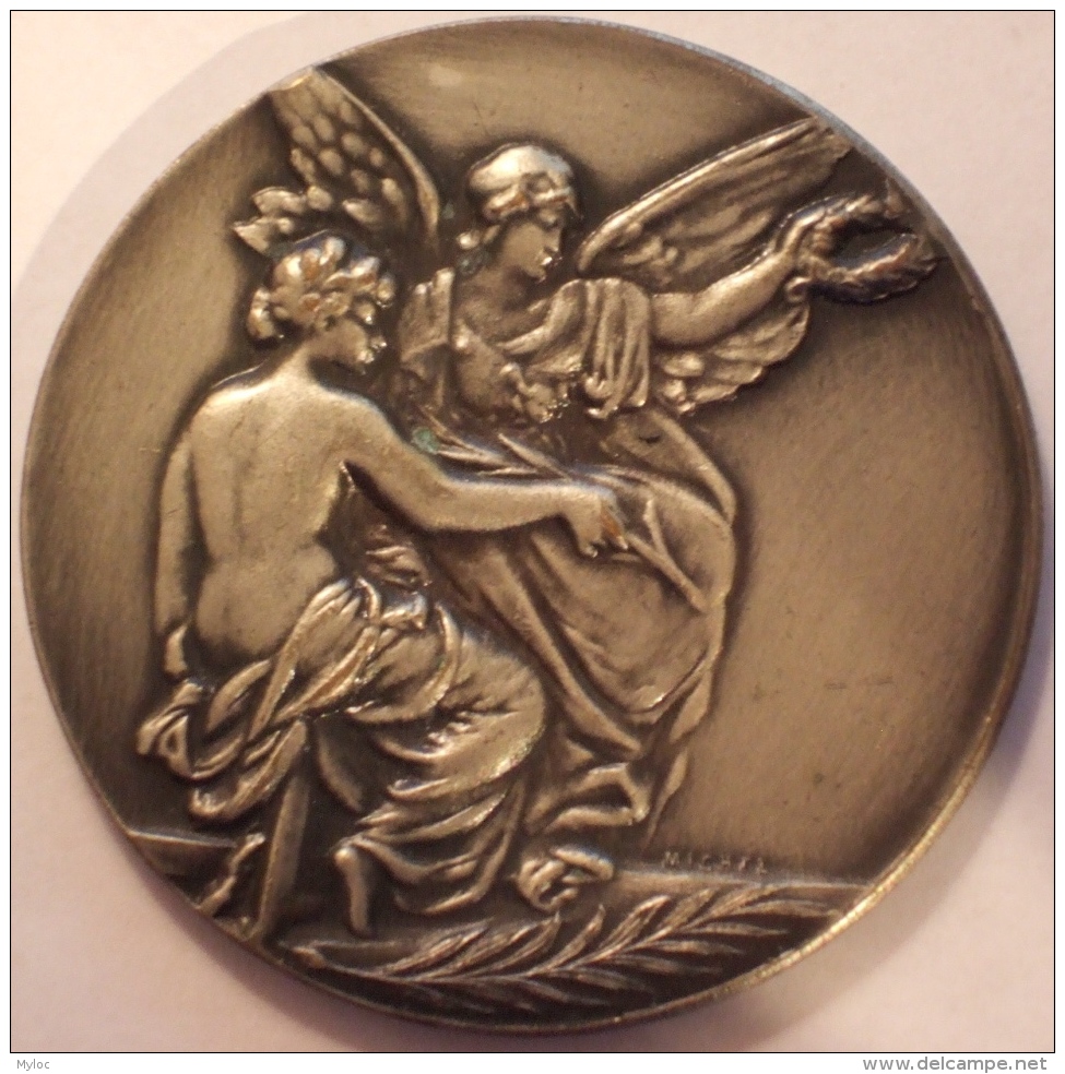 Médaille. Par Michel. Grands Prix De Consolation U.S.G. 1937. Diam. 50 Mm - 51 Gr. - Autres & Non Classés