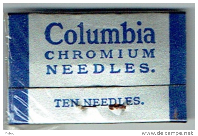 Columbia Chromium Needles. Sous Blister Jamais Ouvert. 10 Aiguilles Phonographe. - Accessories & Sleeves