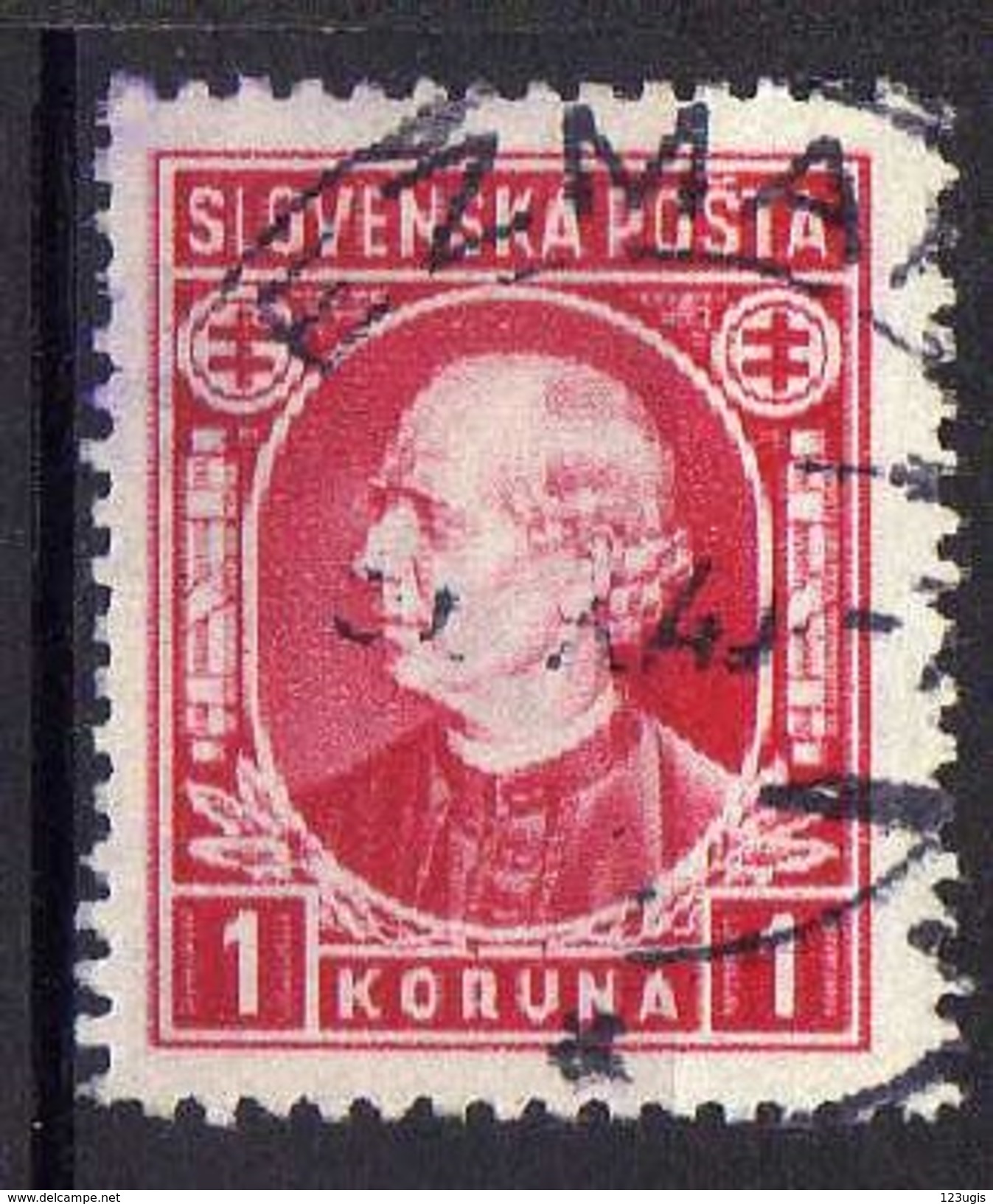 Slowakei / Slovaki, 1939, Mi 40 Y A, Gestempelt [181216IV] - Nuovi