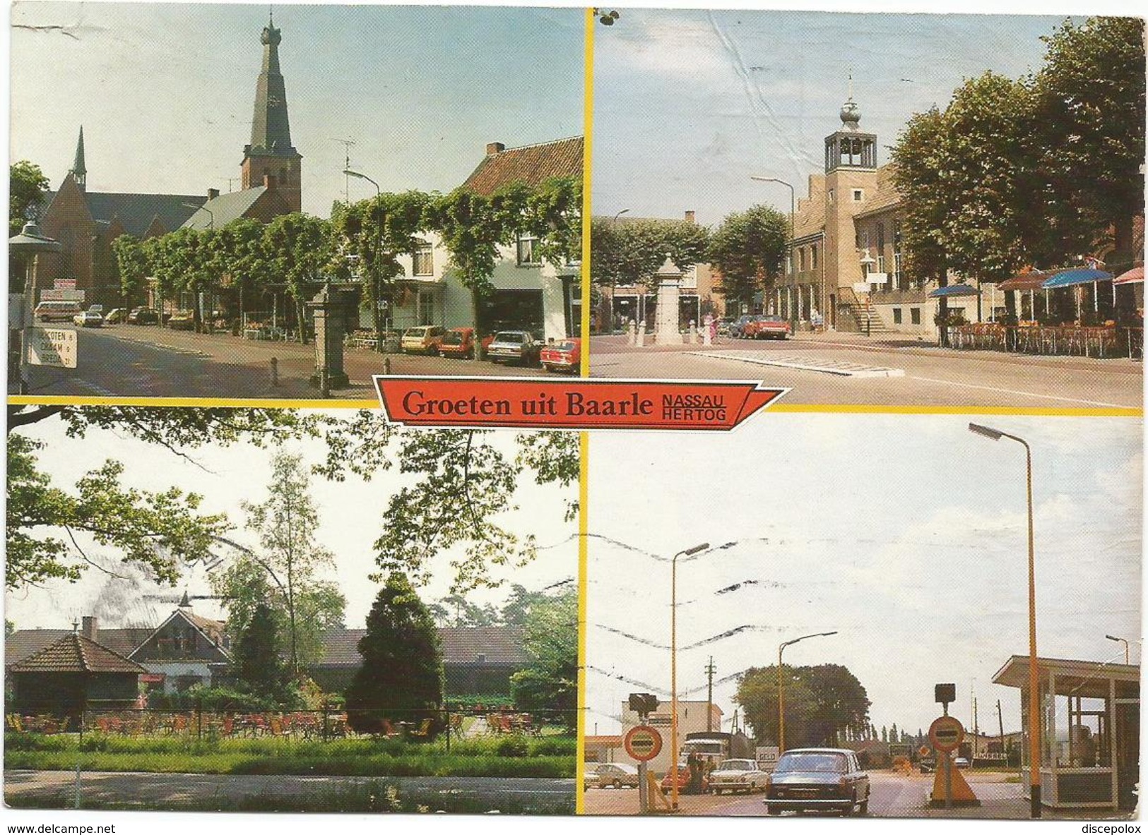 T1228 Baarle Nasau Hertog - Auto Cars Voitures / Viaggiata 1981 - Baarle-Hertog