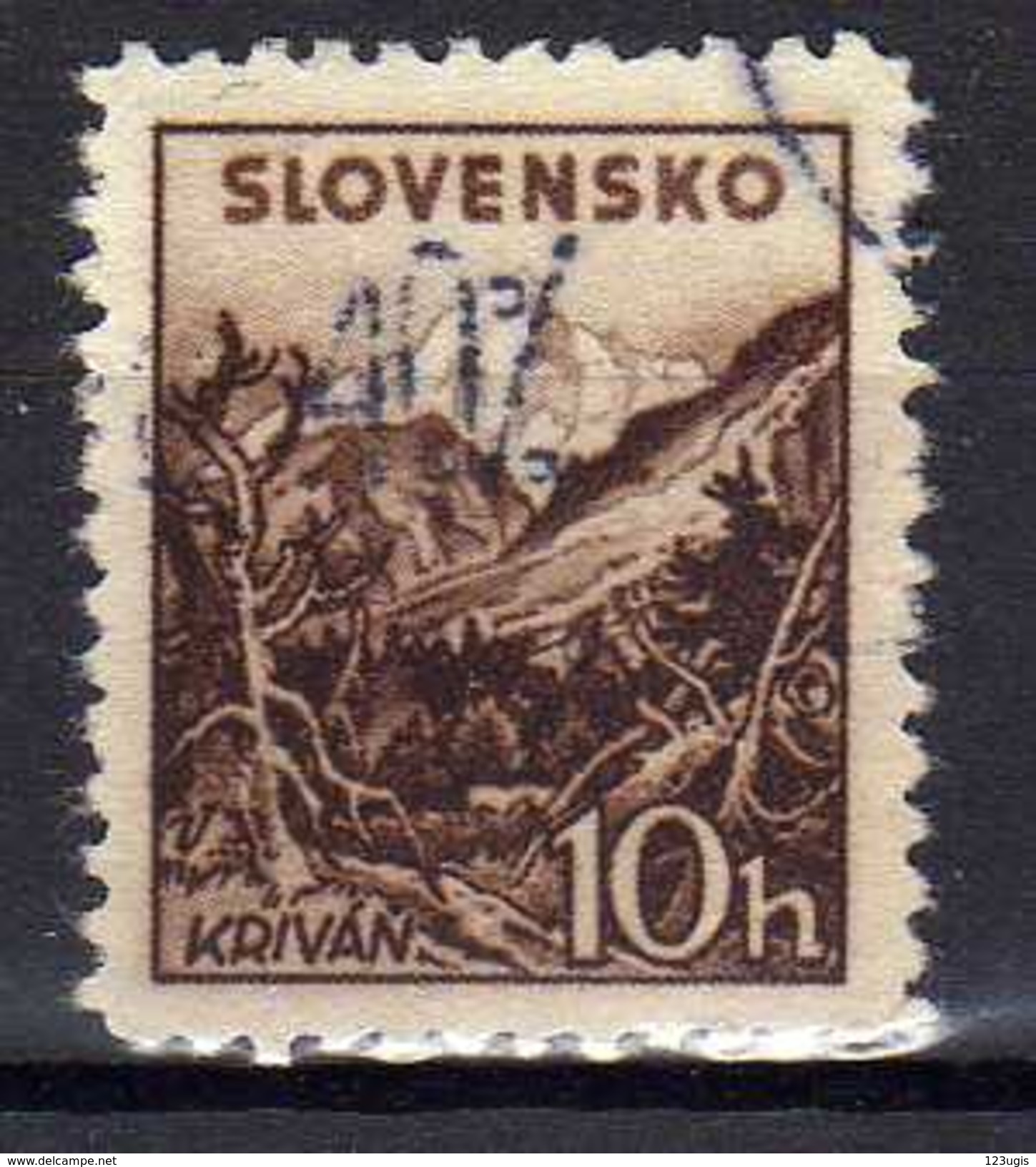 Slowakei / Slovaki, 1940, Mi 72 X, Gestempelt [181216IV] - Unused Stamps