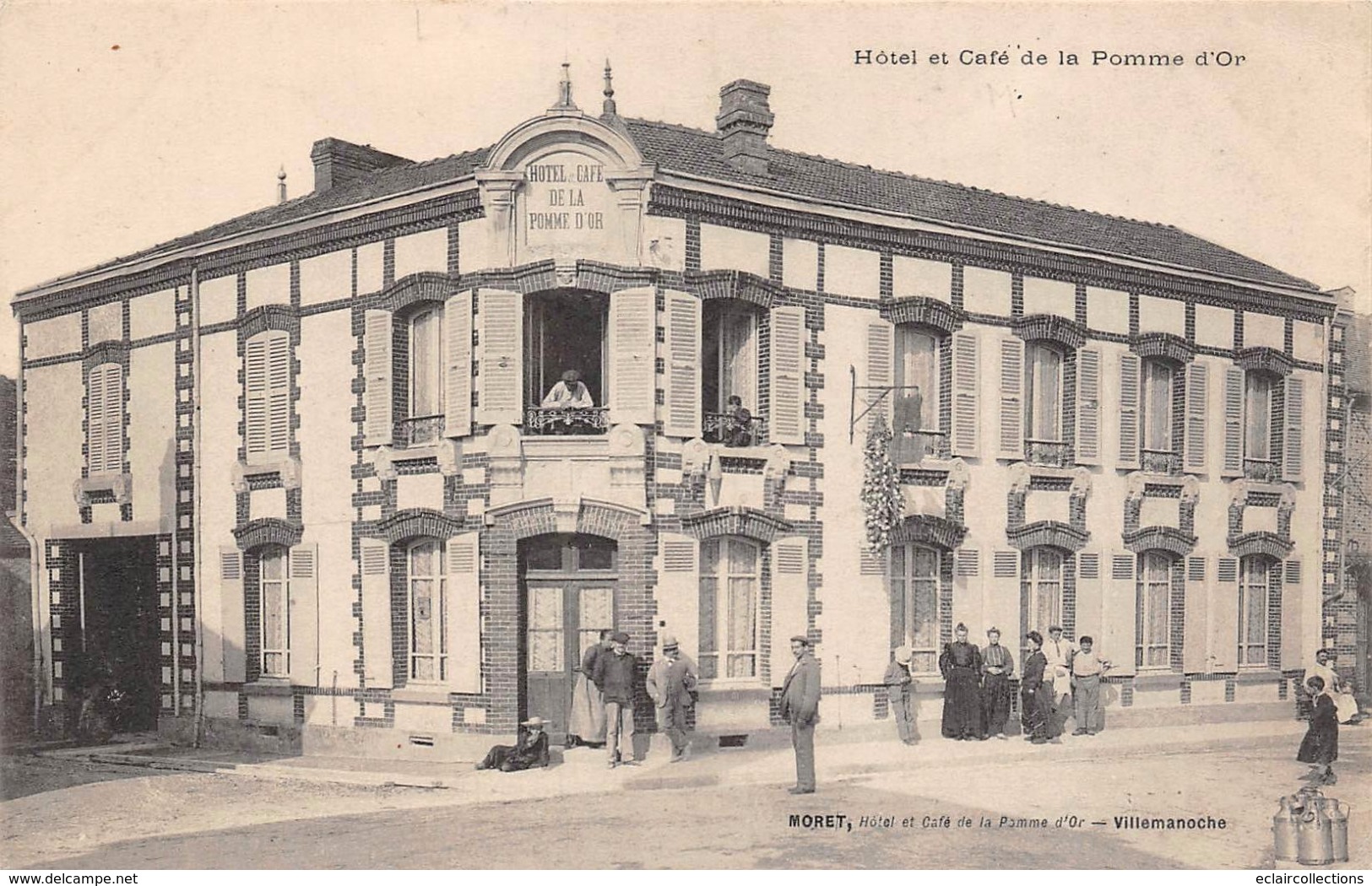 Villemanoche     89        Hôtel  Café De La Pomme D'Or      (voir Scan) - Autres & Non Classés