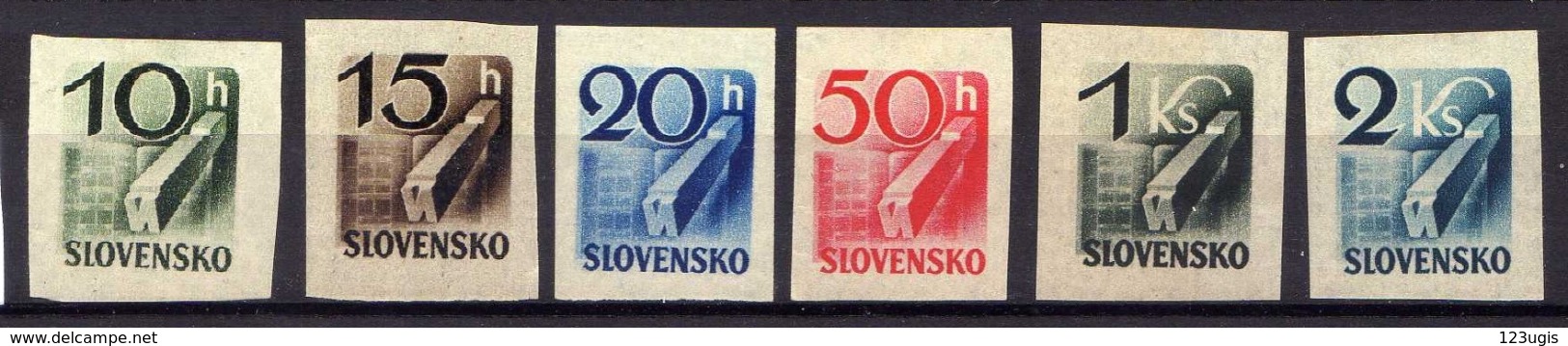 Slowakei / Slovaki, 1943, Mi 115-120 ** [181216IV] - Unused Stamps