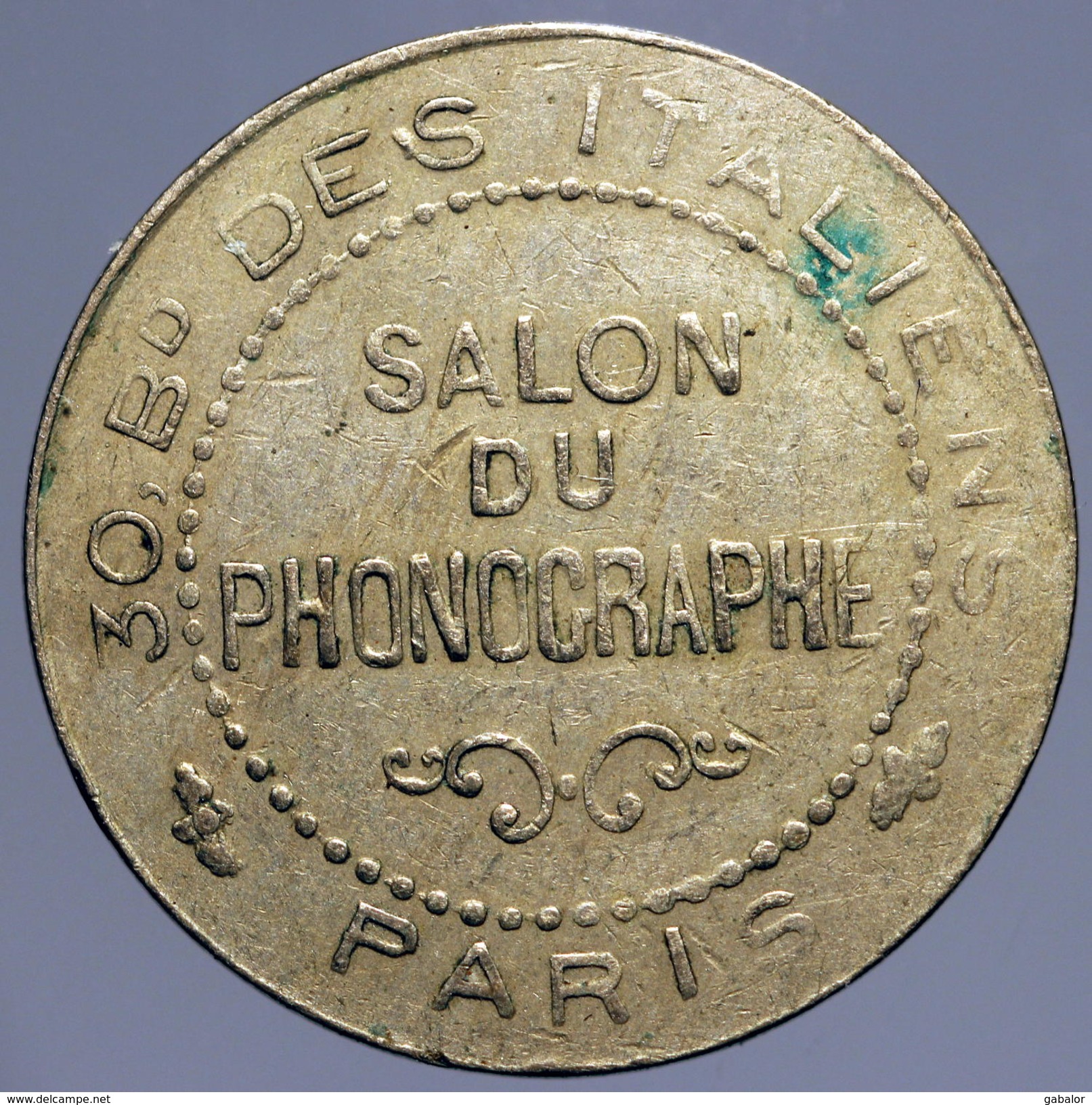 Paris - Jeton Salon Du Phonographe - Monétaires / De Nécessité