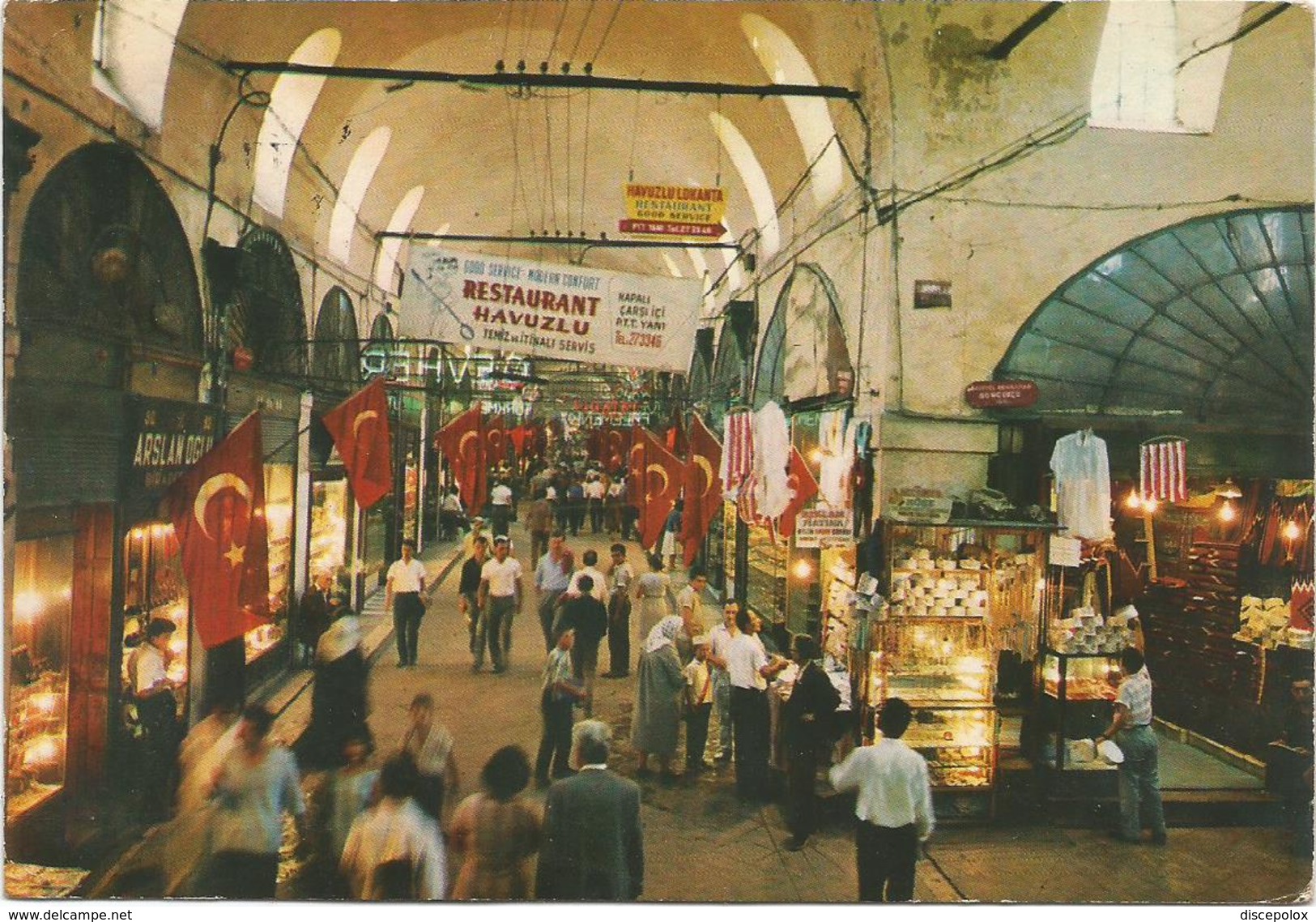 T1247 Istanbul - Kapali Carsi / Viaggiata 1966 - Turkey