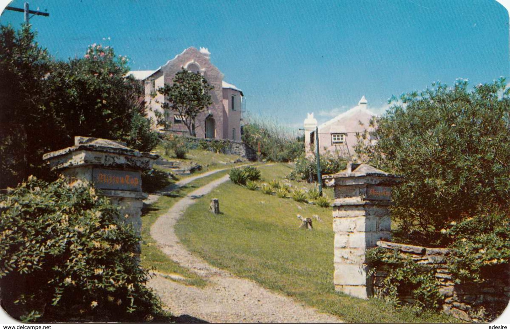 BERMUDA - Entrance T MIZZENTOP, Gel.1959, Abgelöste Marke - Bermuda