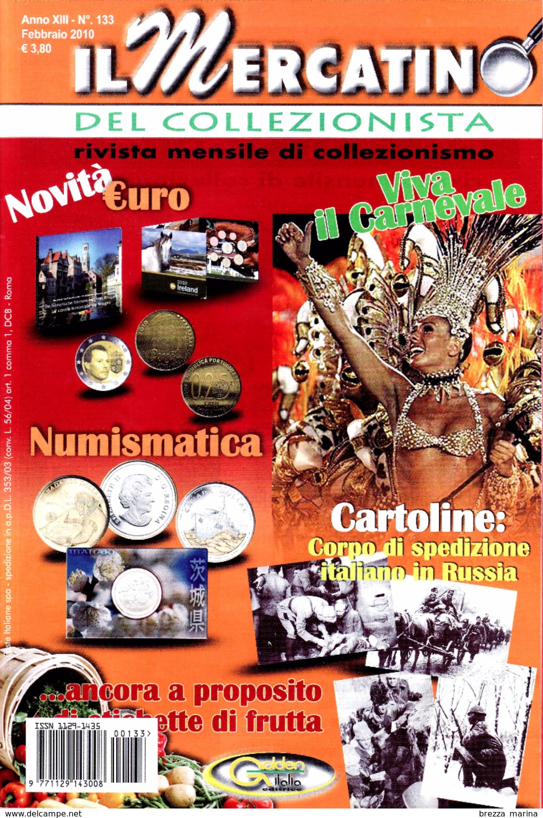 ITALIA - Rivista "Il Mercatino Del Collezionista" - Golden - 2010 - N. 133 - Libri & Cd