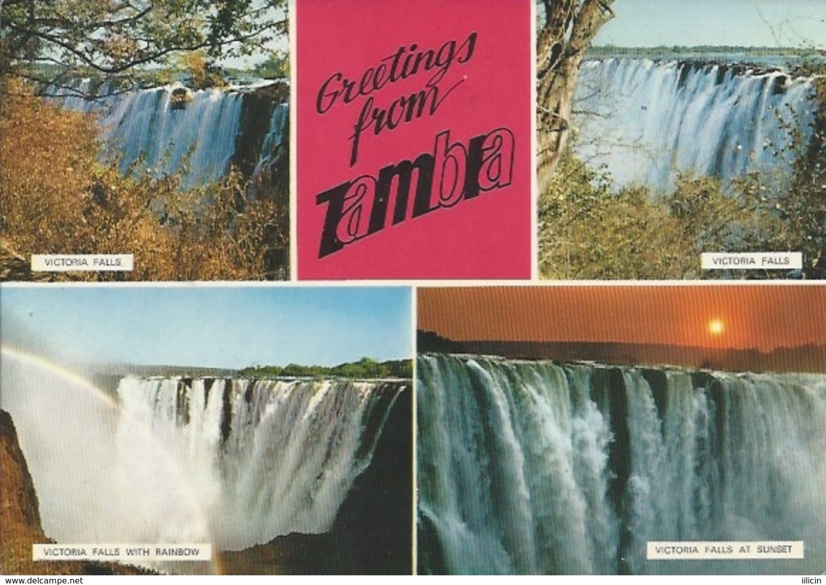 Postcard RA008650 - Zambia Victoria Falls (Mosi-oa-Tunya) - Zambie