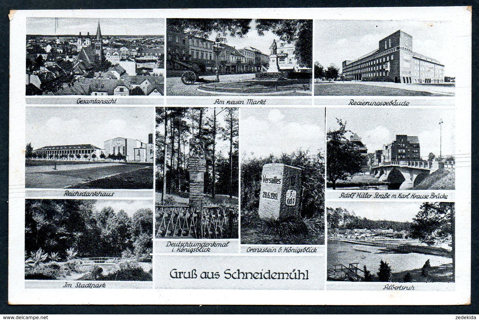 8799 - Alte MBK Ansichtskarte - Schneidemühl Pi&#x142;a - Gel. 1942 - Schöning - Westpreussen