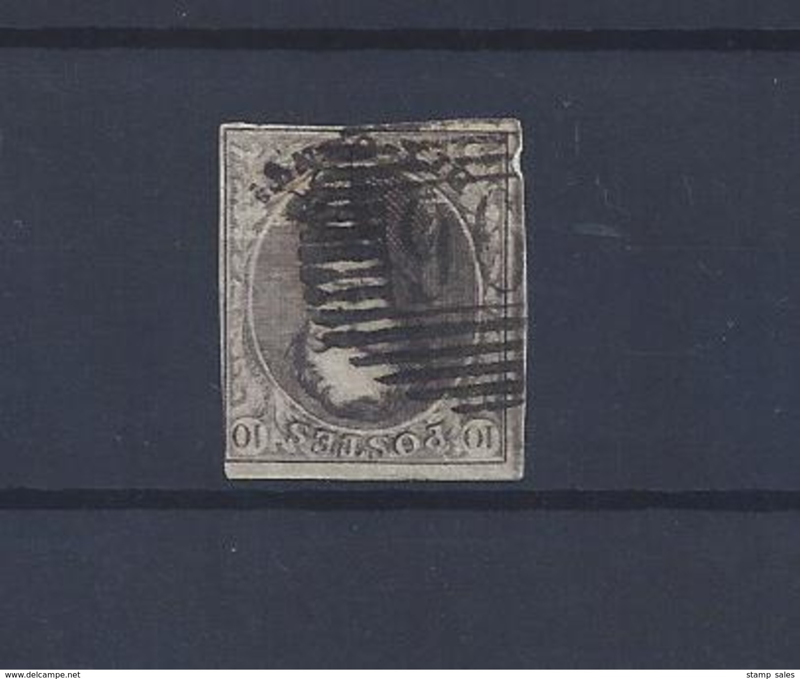 N°6A (ntz) GESTEMPELD P96 Philippeville COB &euro; 9,00 + COBA &euro; 6,00 - Postmarks - Lines: Perceptions