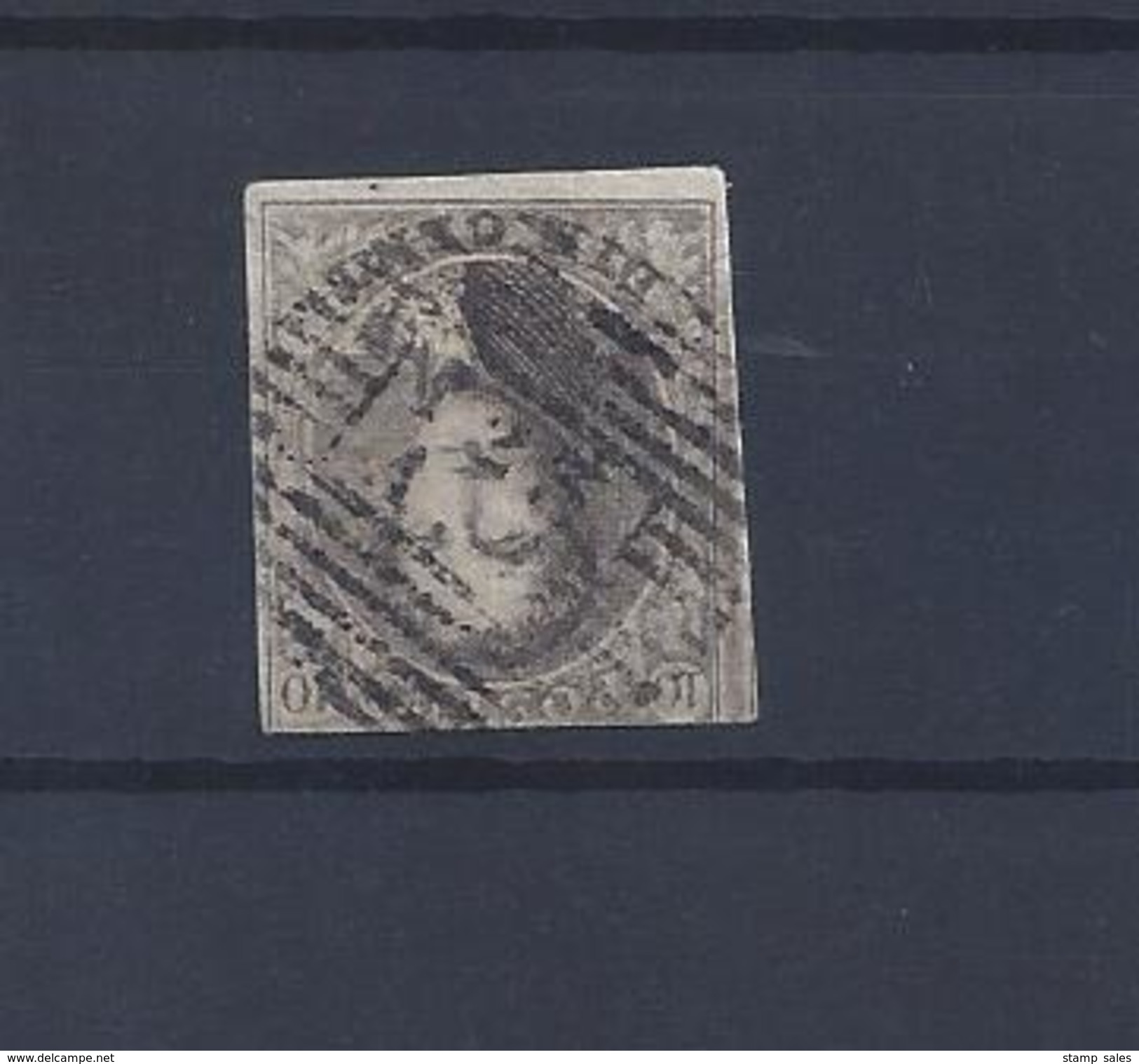 N°6 (ntz) GESTEMPELD P123A.1 Verviers (A1) COB &euro; 10,00 + COBA &euro; 8,00 - Postmarks - Lines: Perceptions