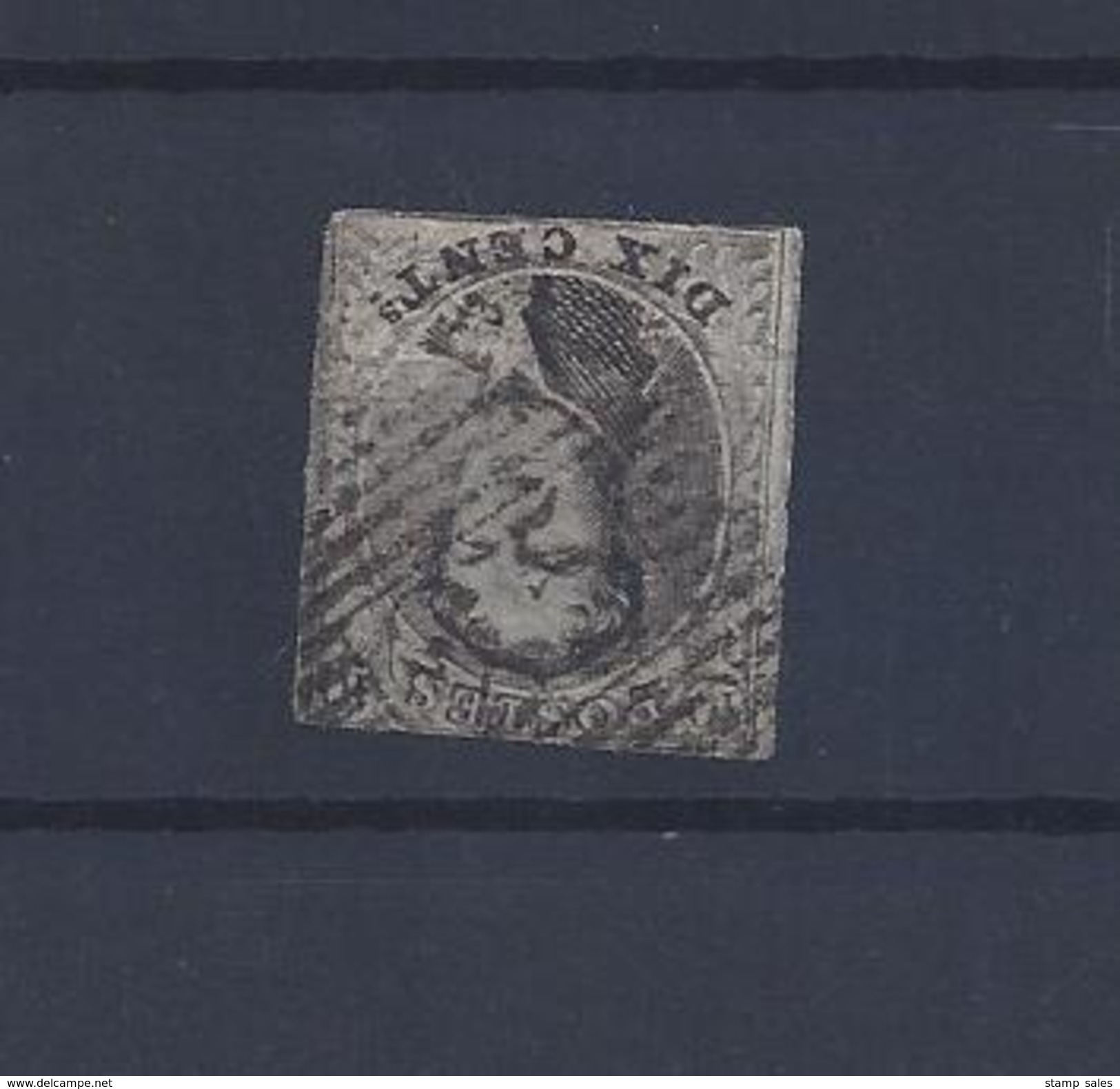 N°6 (ntz) GESTEMPELD P25 Charleroi COB &euro; 10,00 + COBA &euro; 2,00 - Postmarks - Lines: Perceptions